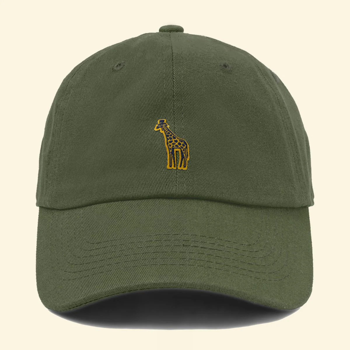 Embroidered Giraffe Polo Hat - Image 5
