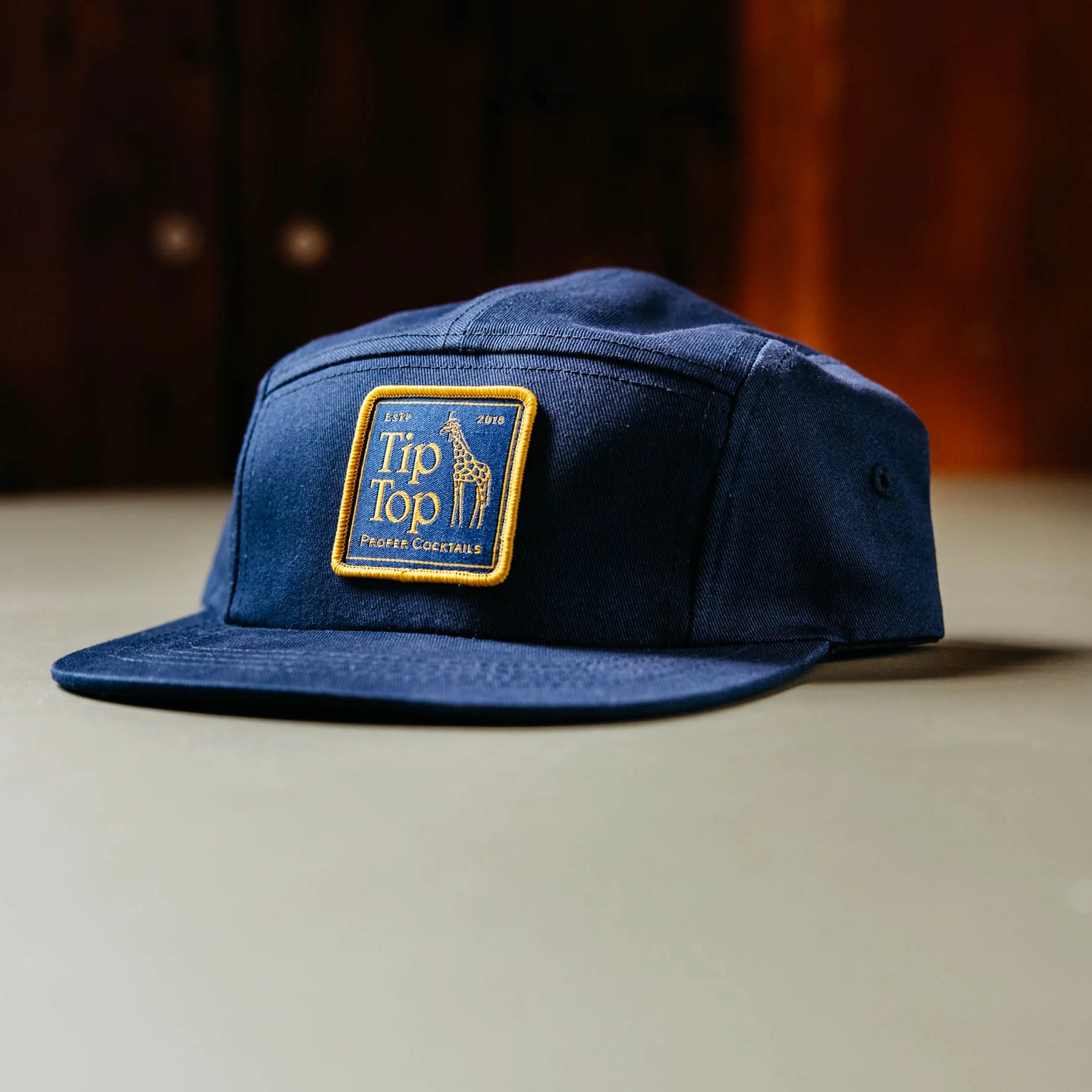 Navy 5-Panel Racer Hat - Image 3